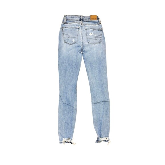 American Eagle next level stretch hi rise jegging jeans 00 - Picture 5 of 6